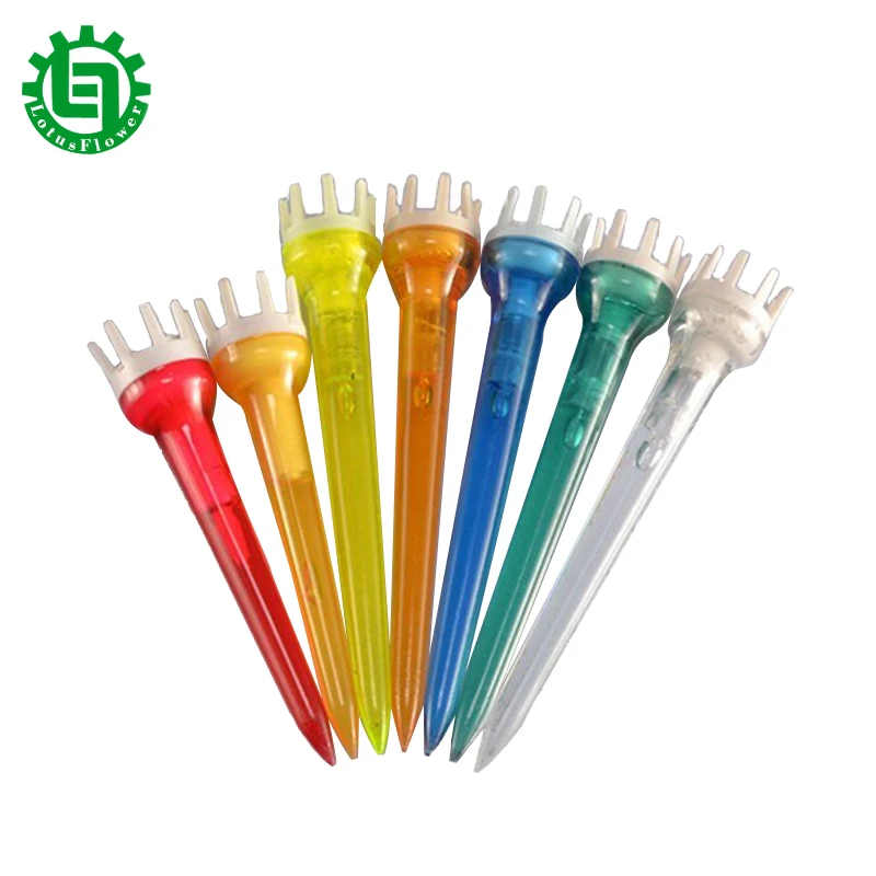 

Lotusflower 20Pcs/Lot Wholesale Crown-shaped Golf Tees Transparent Crystal 78 mm Golf Tees Golf Plastic Tee Holder
