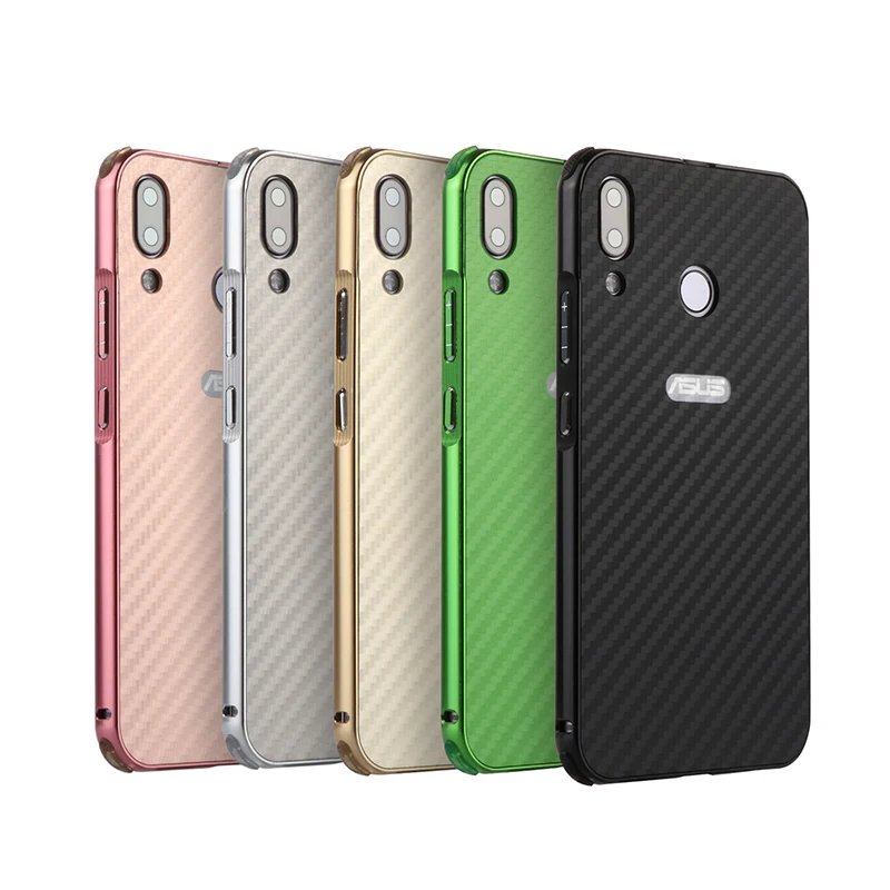Luxury Aluminum Metal Case For Asus Zenfone Max Pro M1 ZB601KL ZB602KL Carbon Fiber Back Cover for |