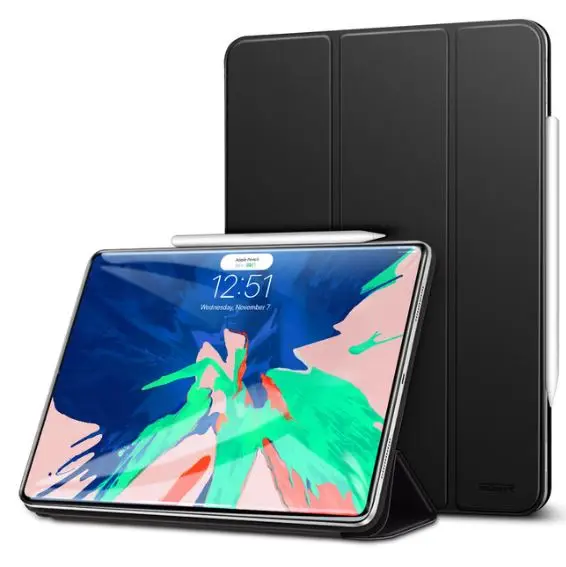 11 Inch Магнитный умный чехол для iPad Pro, 11 дюймов, чехол с тройной подставкой, Магнитный чехол, магнитное крепление, прорезиненное покрытие для iPad Pro 12,9 - Цвет: 11 Inch