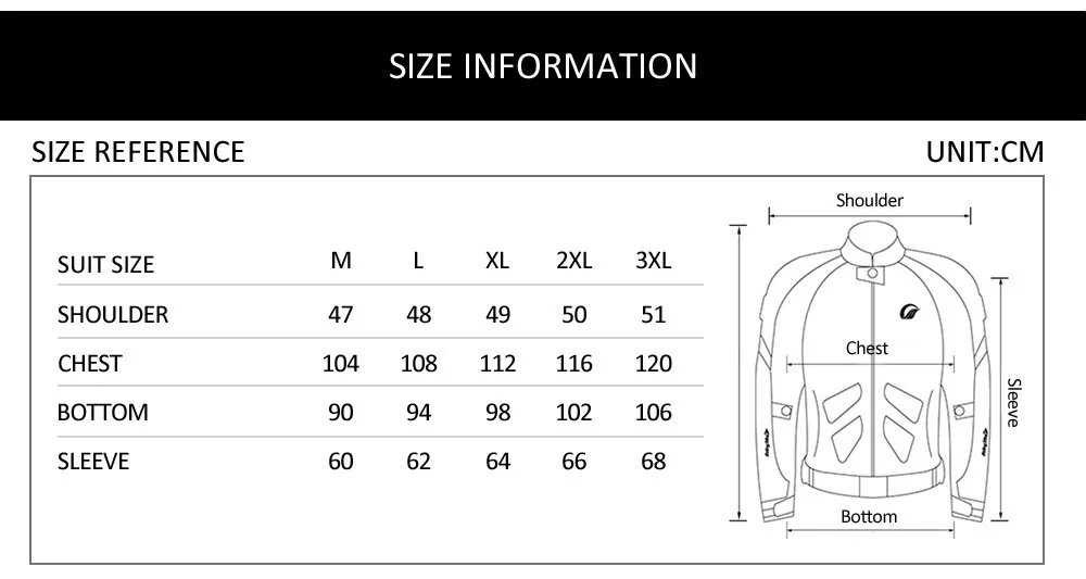 

Riding Tribe Men's Motorcycle Jacket Summer 600D Oxford Anti-collision Breathable Moto Motobike Rider Protective Clothing Armor