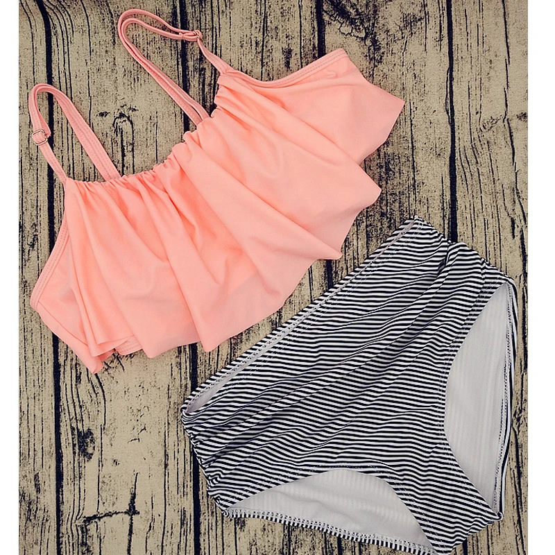 Новинка 2017 года Горячие Стиль с высокой талией купальник качество продавать