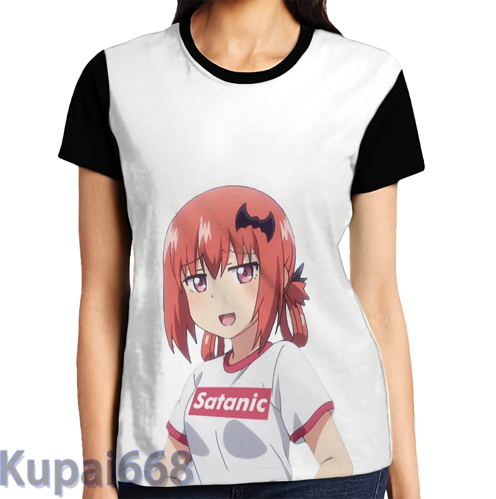 Забавная футболка с графическим принтом мужские топы футболки женская Satania Knockoff