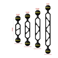 double 1 ball full aluminum arm ver x for connecting strobevideo light to underwater trayhandle