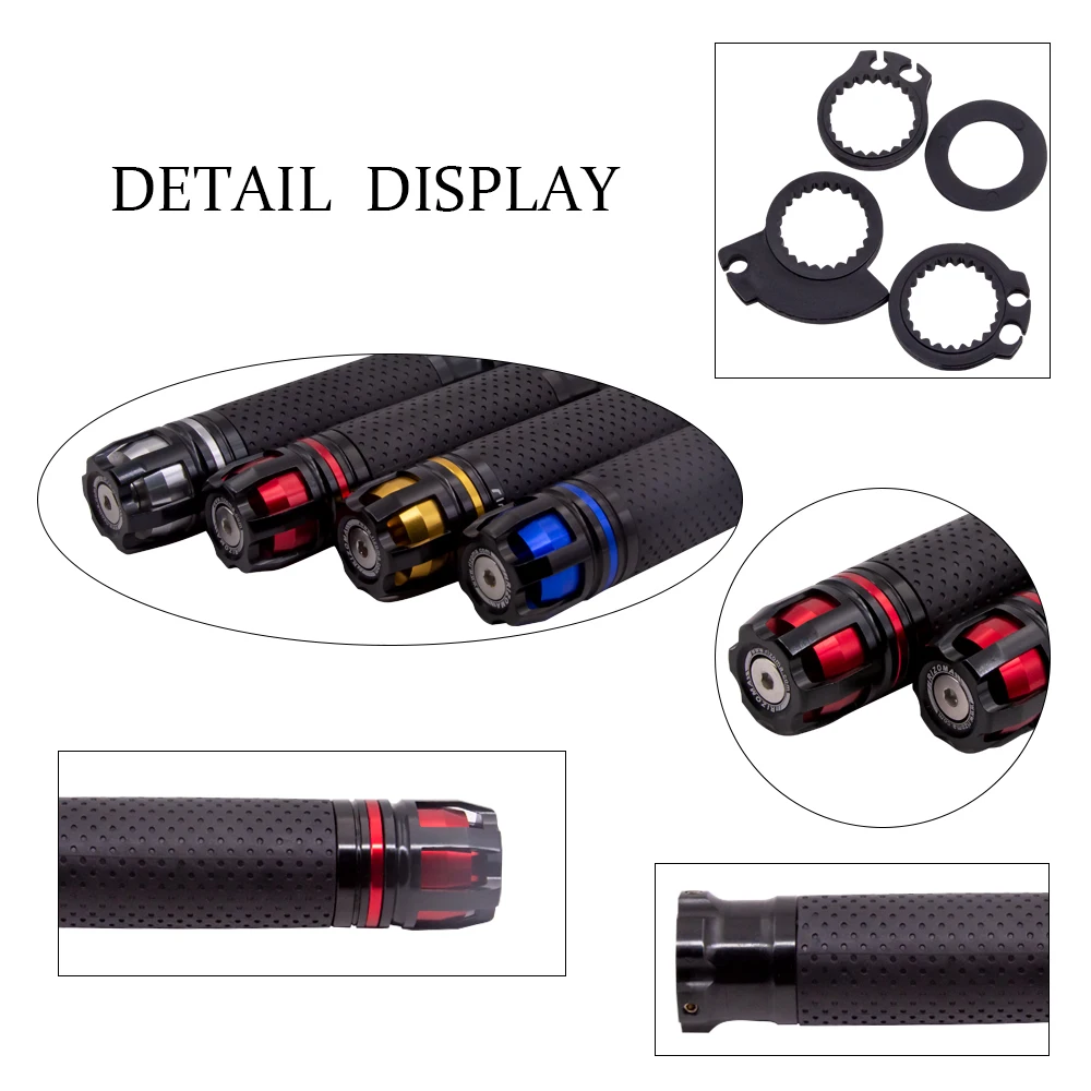 GLOWTEC Universal 7/8'' 22MM CNC Motorcycle handle grips racing handlebar grip for KTM Honda kawasaki Yamaha Suzuki Ducati Hyosu |