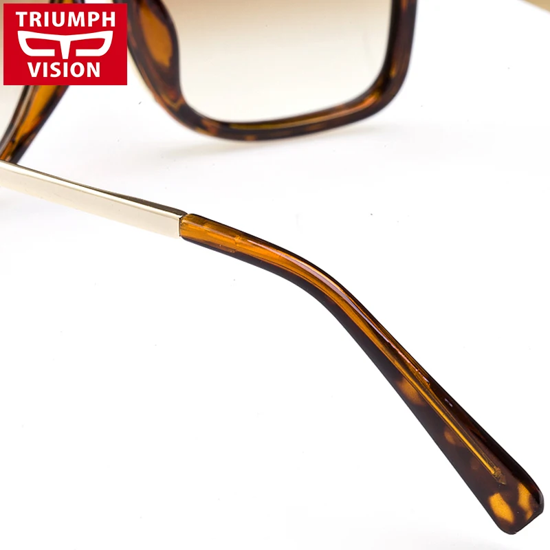 Мужские солнцезащитные очки с градиентом UV400 TRIUMPH VISION Роскошные Металлические в