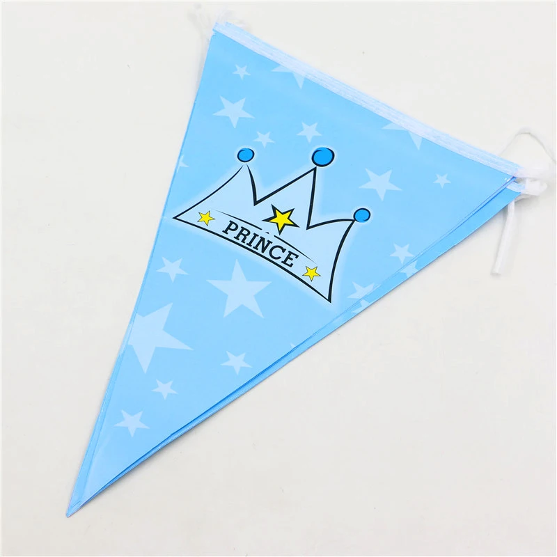 Happy День рождения баннеры Baby Shower украшения флаги Дети сувениры Бумага Pennats