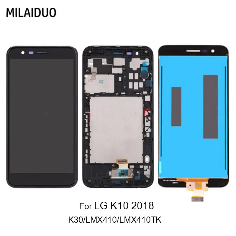 ЖК дисплей для LG K10 2018 K30 LMX410 LMX410TK кодирующий преобразователь сенсорного экрана в