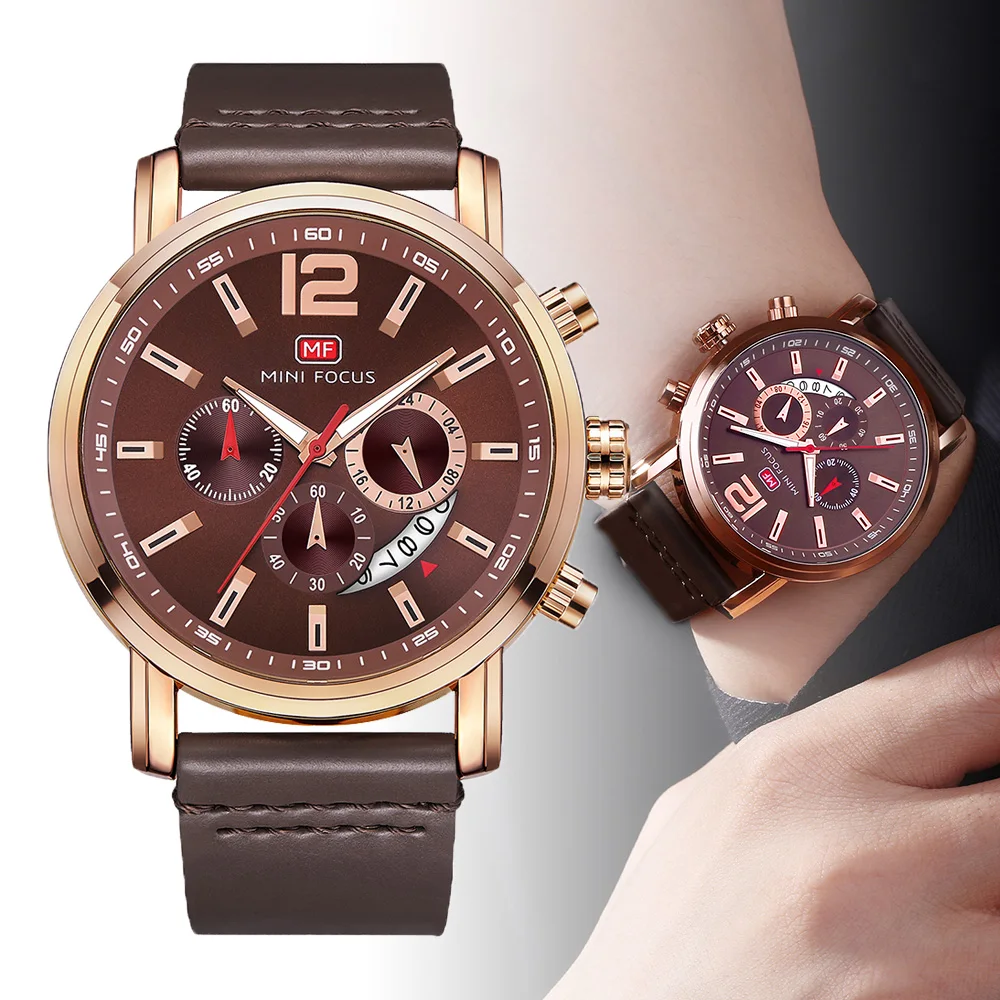 

Часы наручные Мужские Аналоговые, кварцевые армейские, в стиле милитари, с датой, роскошные Брендовые спортивные, с кожаным ремешком