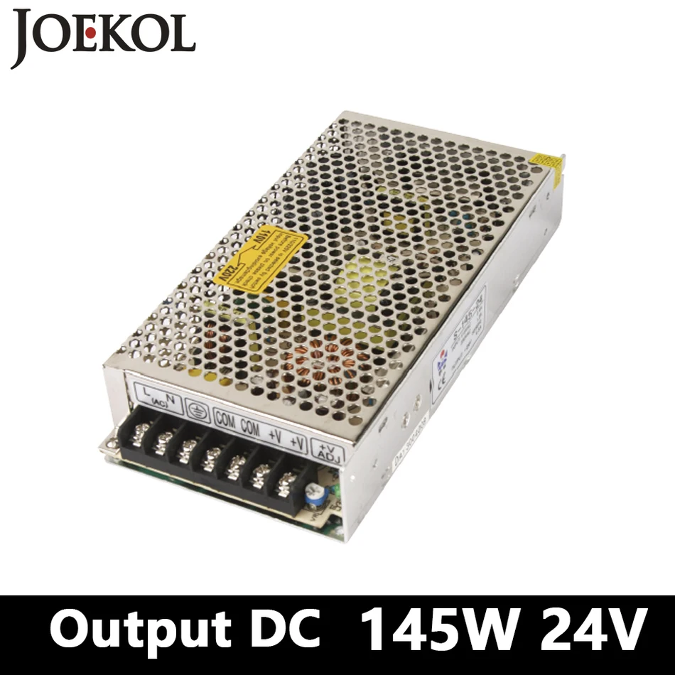 Импульсный источник питания smps 145 W 24 v 6A один выход Вт для светодиодного драйвера