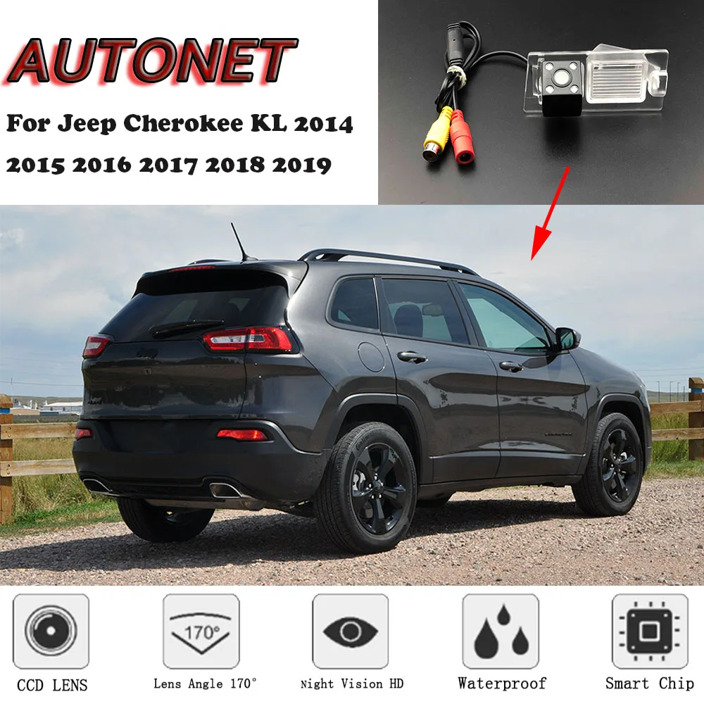 Камера заднего вида для Jeep Cherokee KL 2014 2015 2016 2017 2018 2019 камера номерного