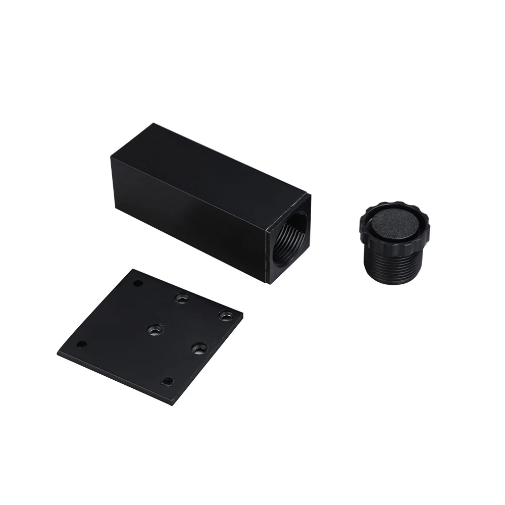 150x38MM с ножкой из алюминиевого сплава регулировкой по высоте черный
