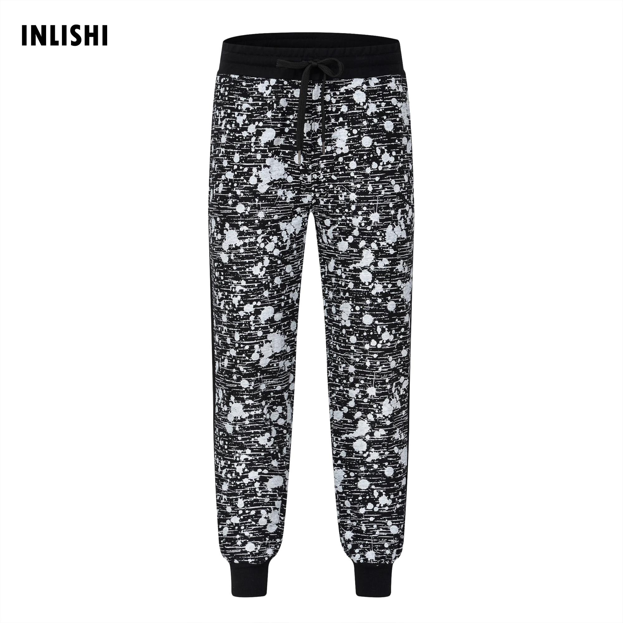 Бегунов Брюки Для мужчин Уличная Фитнес брюки костюм Funky штаны Повседневное