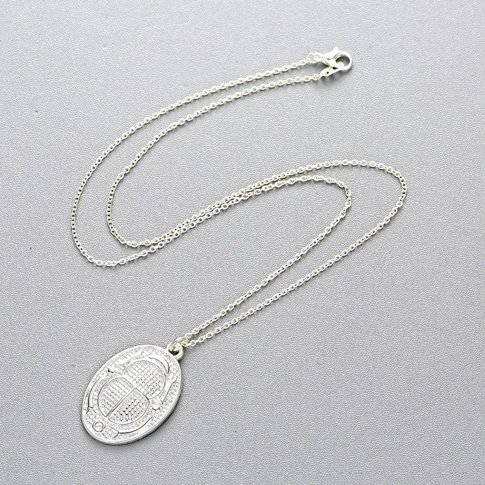 Чандлер 1 шт. древний Египетский иероглиф Cartouche Scarab Beetle Charm Шейное колье с