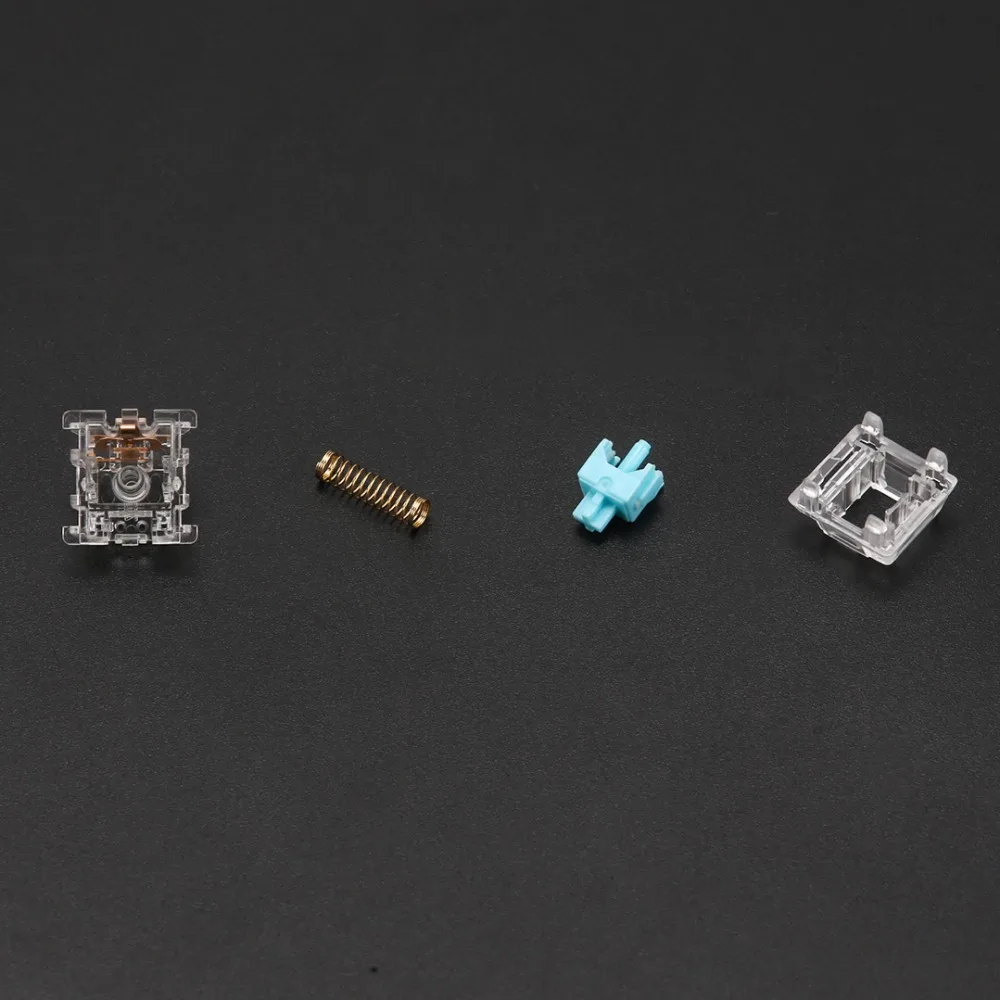 Синие переключатели zilent V2 62g/65g/67g/78g для механической клавиатуры