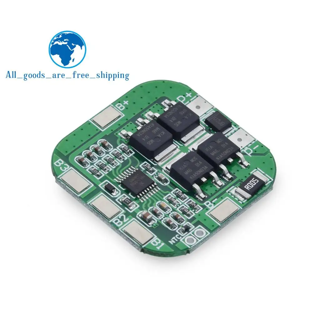 Tz4S 16,8 В в В/14,8 в 20A пик литий-ионный BMS PCM батарея защиты доска bms pcm для литий LicoO2 Limn2O4 18650 li батарея