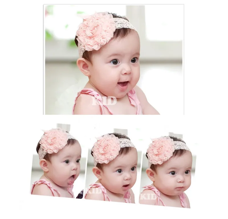Toddler Baby Girl Fashion Lace Flower Supreme Headband Bebe Kids Headbands Girls Hair Band Accessories Photog Props Headwear | Детская