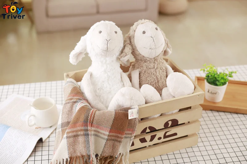 Горячая плюшевая кудрявая волнистая овечка ягненок игрушка для пар мягкие куклы детские Kawaii подарок на день рождения домашний магазин Декор корейский японский стиль