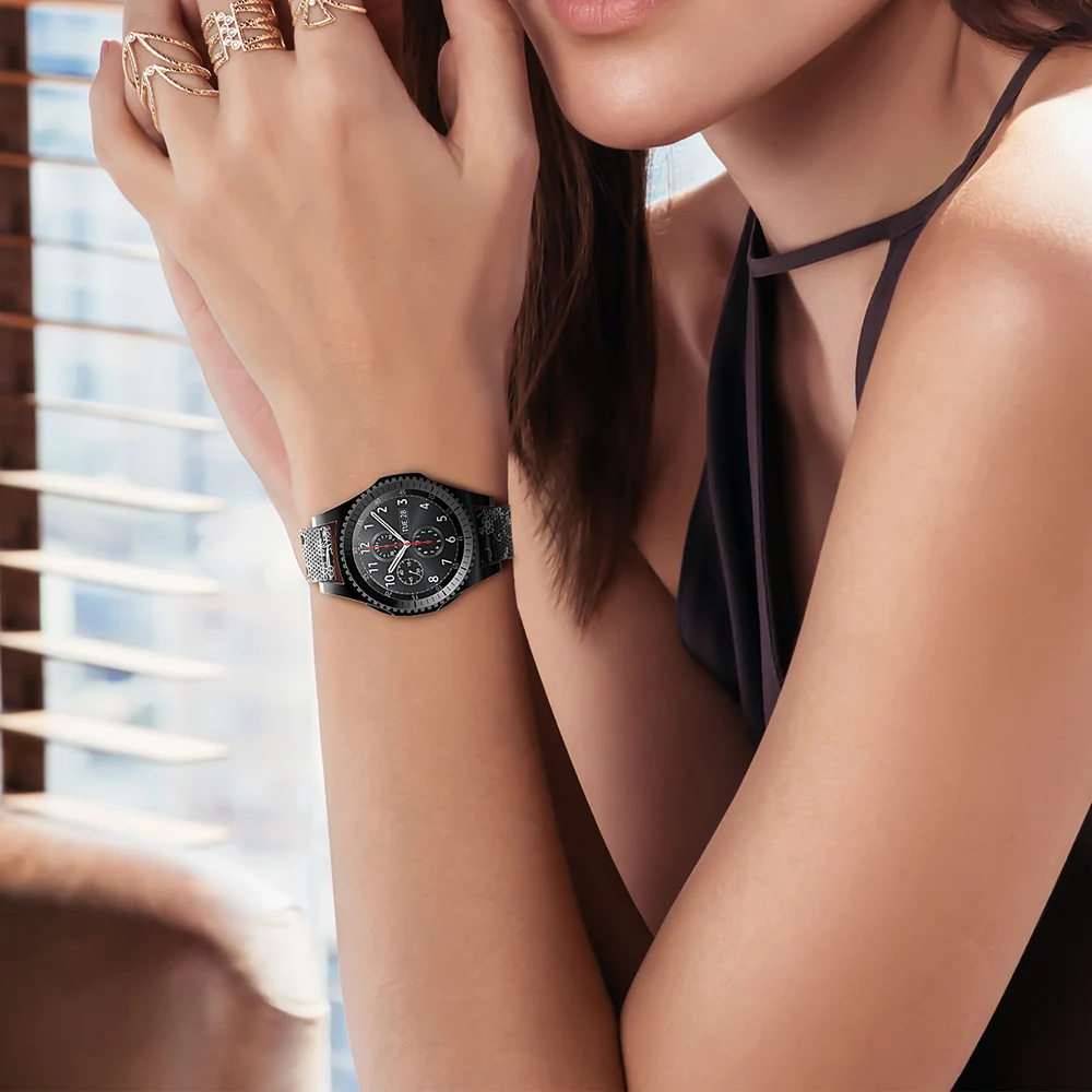 22 мм для Samsung Gear S3 Frontier ремешки часов Замена дышащие спортивные Classic/Huawei Watch 2 Classic |