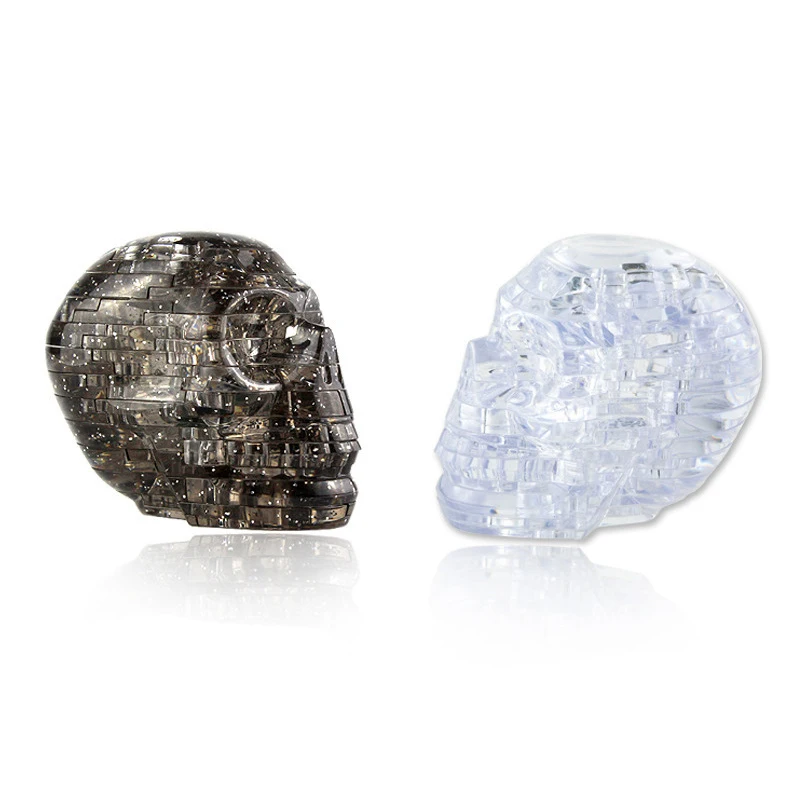 3D-пазл с кристаллами и флэш-подсветкой веселая модель черепа для