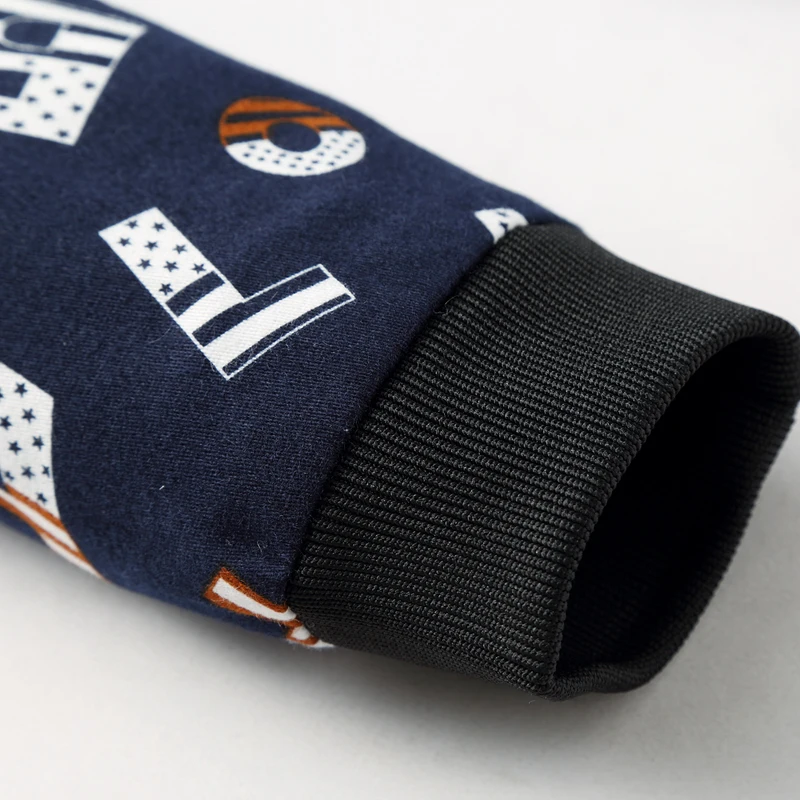 Мужская куртка с принтом букв весенне осенняя приталенная большого размера M 6XL