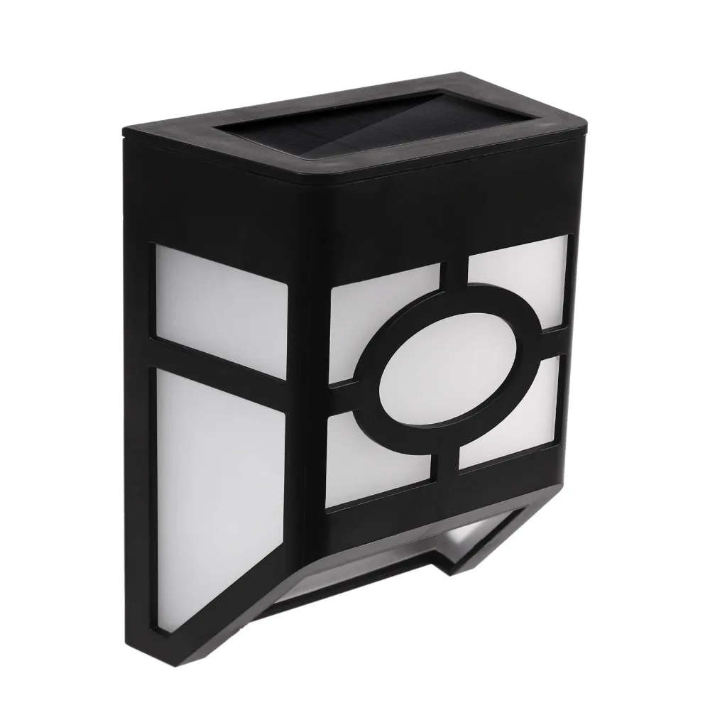 Солнечные 2 LED Пейзаж Настенный светильник Водонепроницаемый клетку украшение