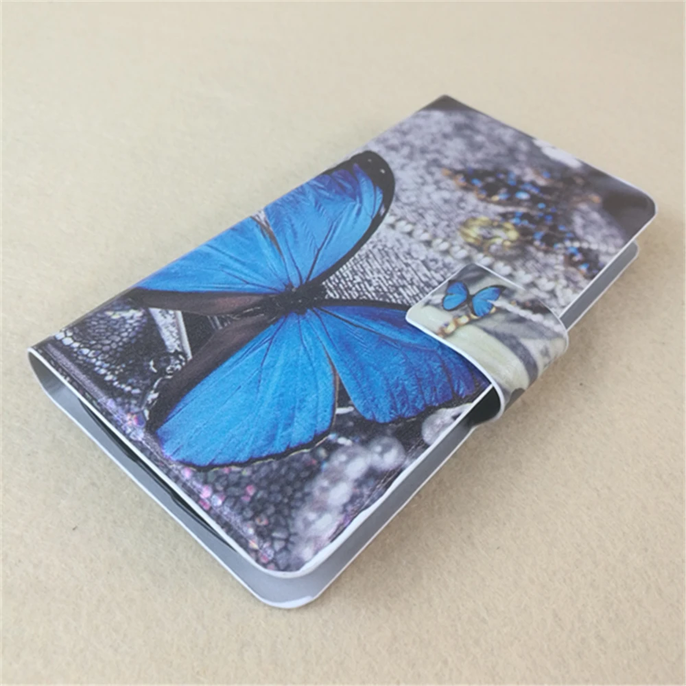 Ультратонкий винтажный Чехол-книжка с изображением бабочки цветка флага для Nokia 1