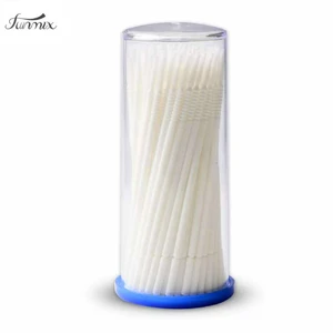 Одноразовые кисти для макияжа ресниц, щеточка Длинная с микро-тушью, 100 шт.