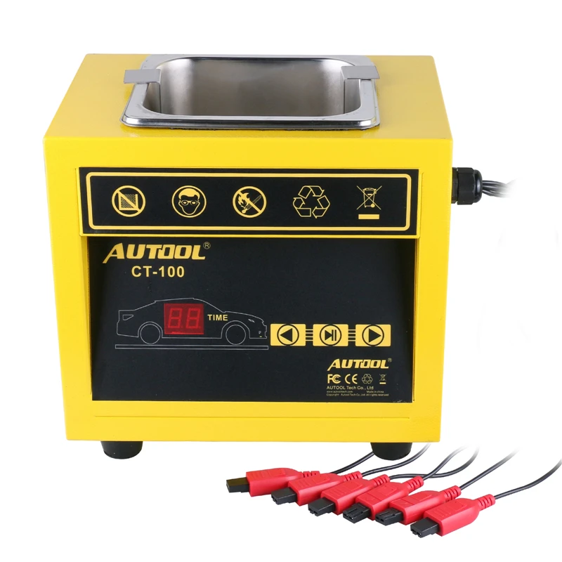 AUTOOL CT 100 110 В/220 В мини топлива ультразвуковой инжектор очиститель автомойка