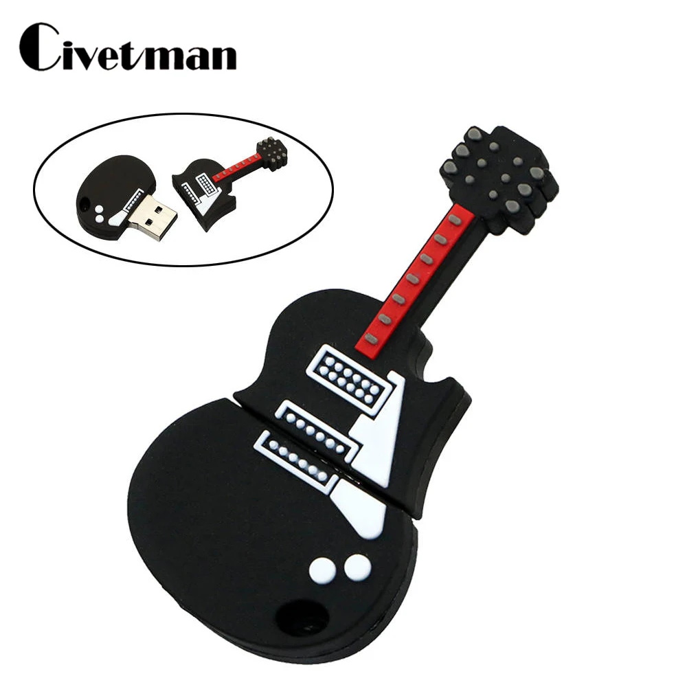 

Instrument Guitar USB 2.0 Pen Drive Violin Flash Drive 4GB 8GB 16GB 32GB 64GB 128GB 256GB Memoria USB Memory Stick U Disk