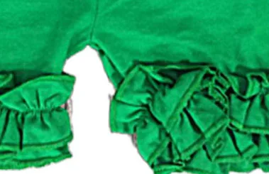 Зеленая детская одежда Smock шорты для девочек Детская облегающая одежда|Шорты| |