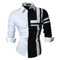 jeansian spring autumn features shirts men casual jeans shirt new arrival long sleeve casual slim fit male shirts z014