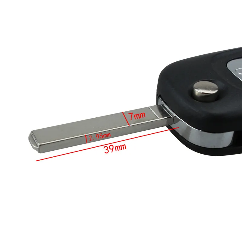 3 кнопки откидной складной брелок автомобильный пульт дистанционного ключа