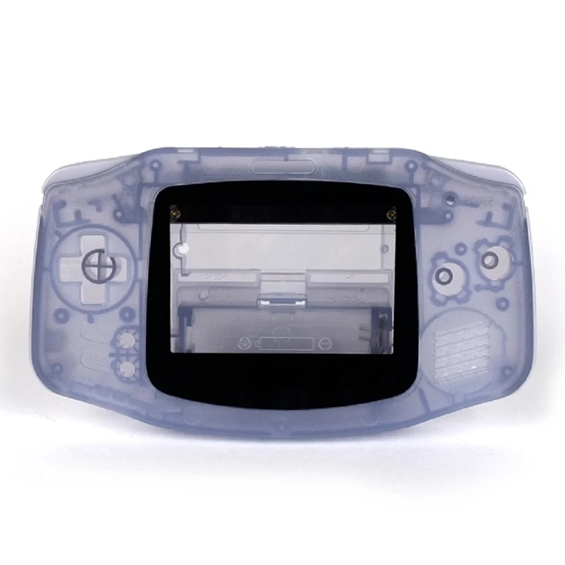 1 комплект высокого качества пластиковый корпус экран оболочка для G-ameboy Advance для G-BA светящийся чехол Крышка - Цвет: light blue