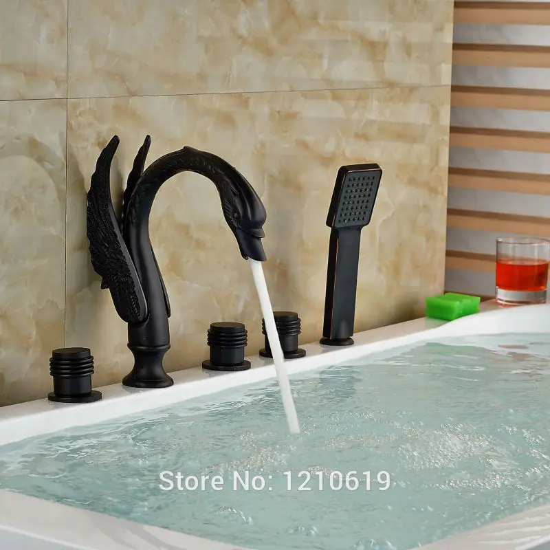 Новый Набор смесителей для душа в европейском стиле с ручным распылителем