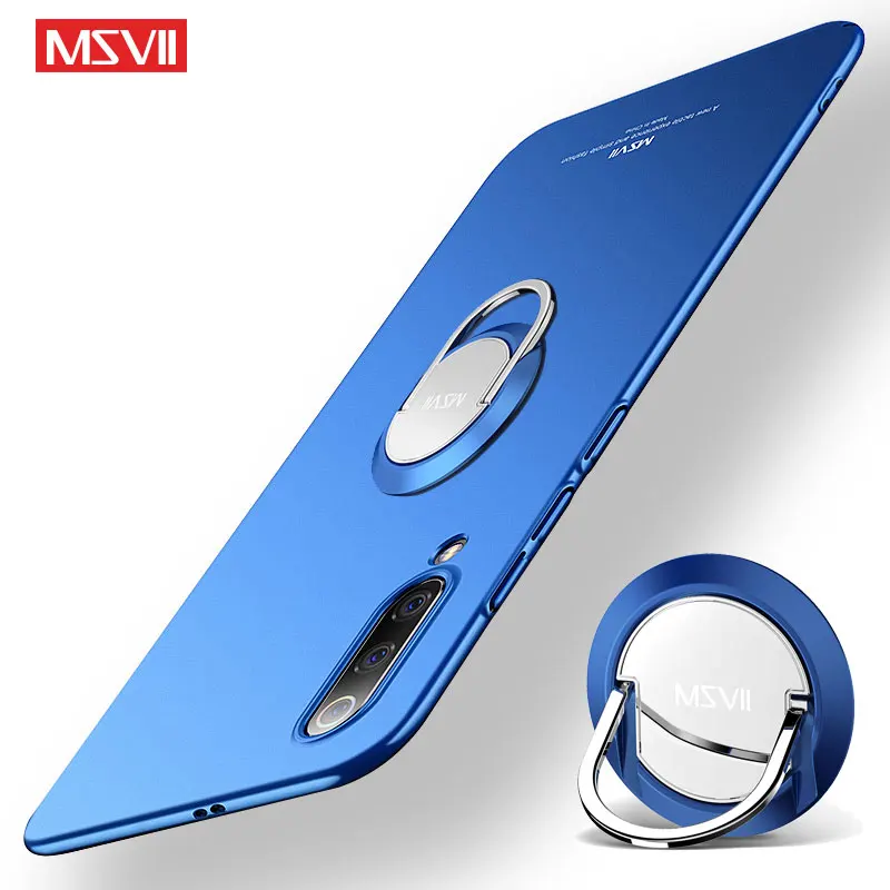 Чехол MSVII для Xiaomi Mi 9 8 Pro Матовые чехлы с кольцом на палец Mi9 Lite чехол Xiomi