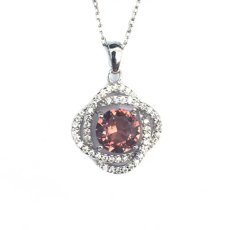 Женский кулон с зултанитом CSJ ювелирное изделие из стерлингового серебра 925 пробы