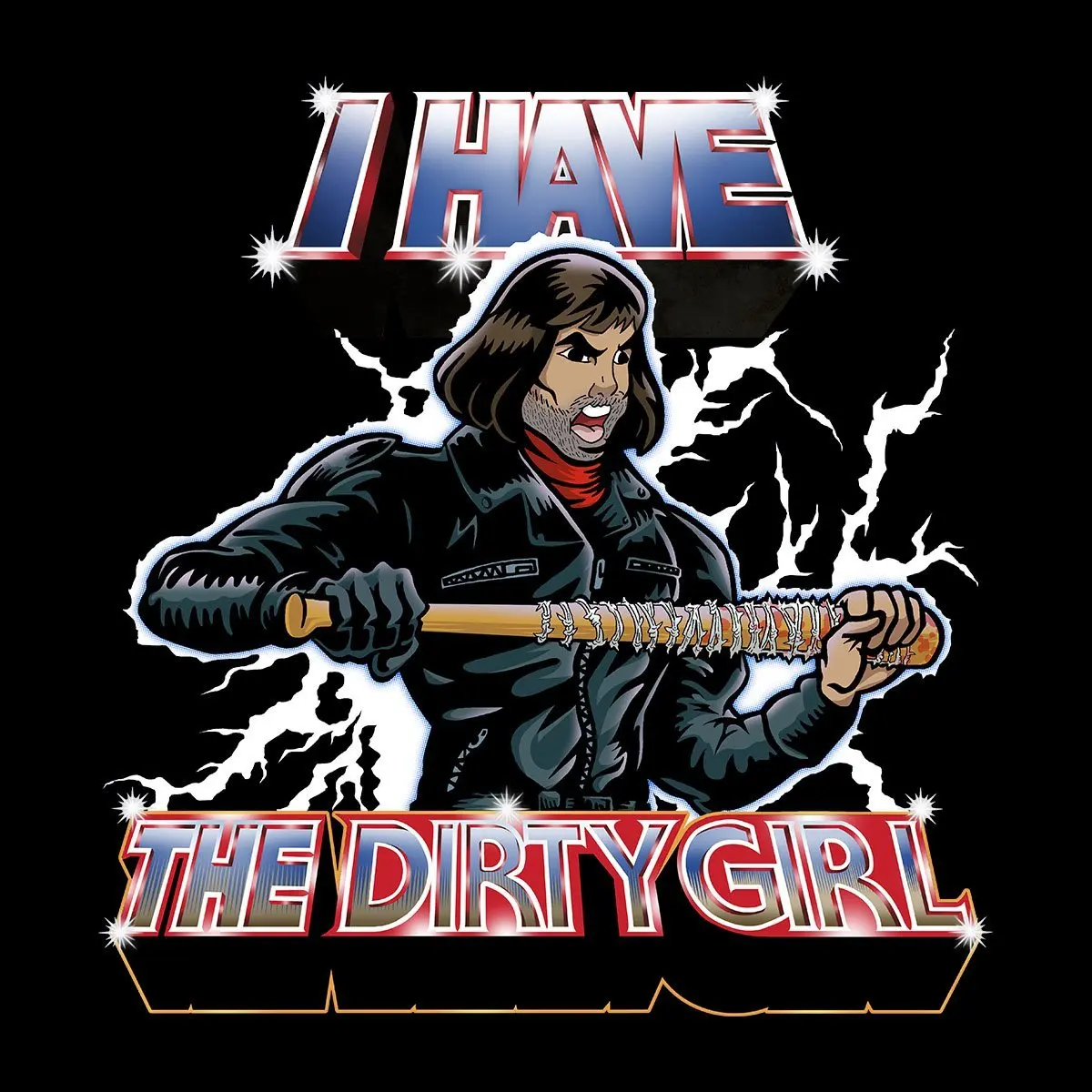 Короткие Футболка Ходячие мертвецы он человек у меня грязная девочка Для мужчин