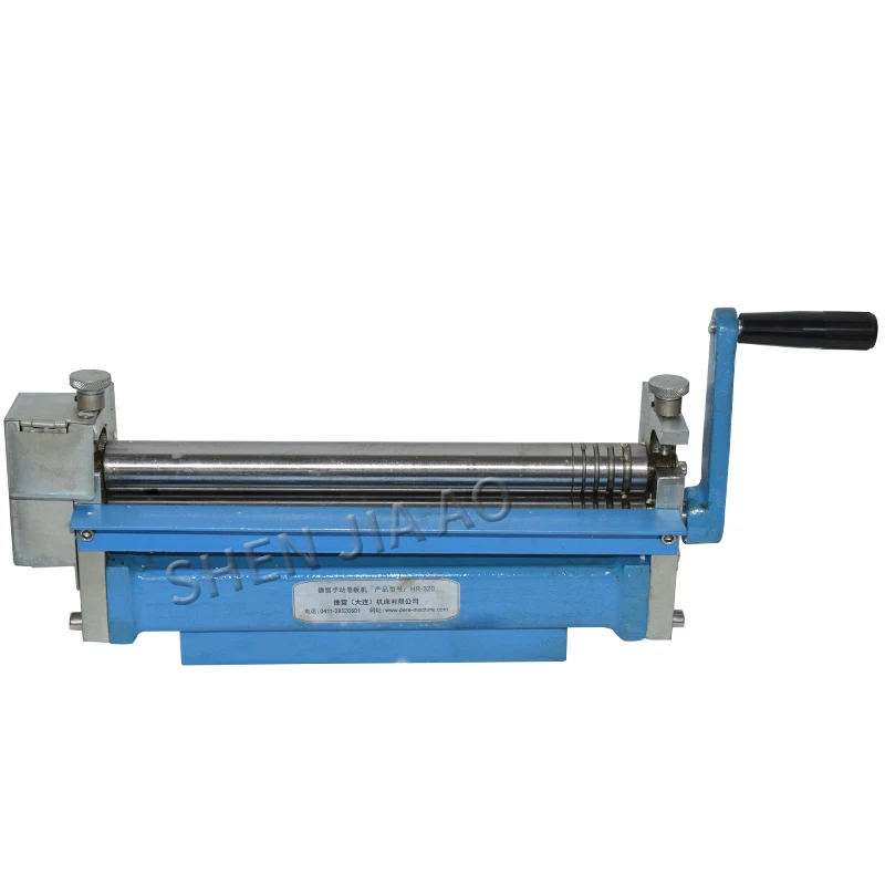 Новинка маленькая настольная ручная рулонная машина стальная пластина