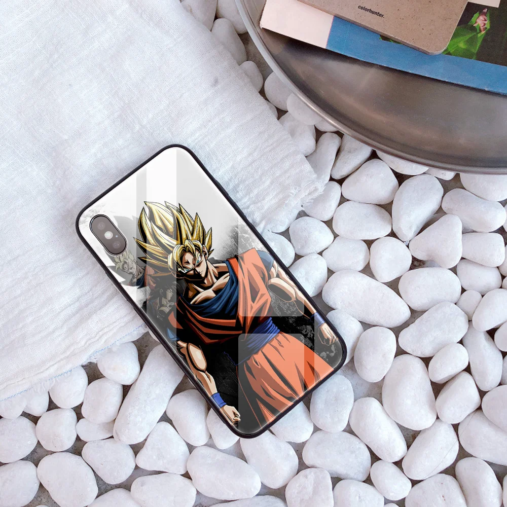 20329 Dragon Ball DIY чехол для телефона для iPhone 7 8 6 S Plus Капа из закаленного стекла заказной Goku чехол для телефона для iPhone X XR XS 11 Pro MAX - Цвет: 20329