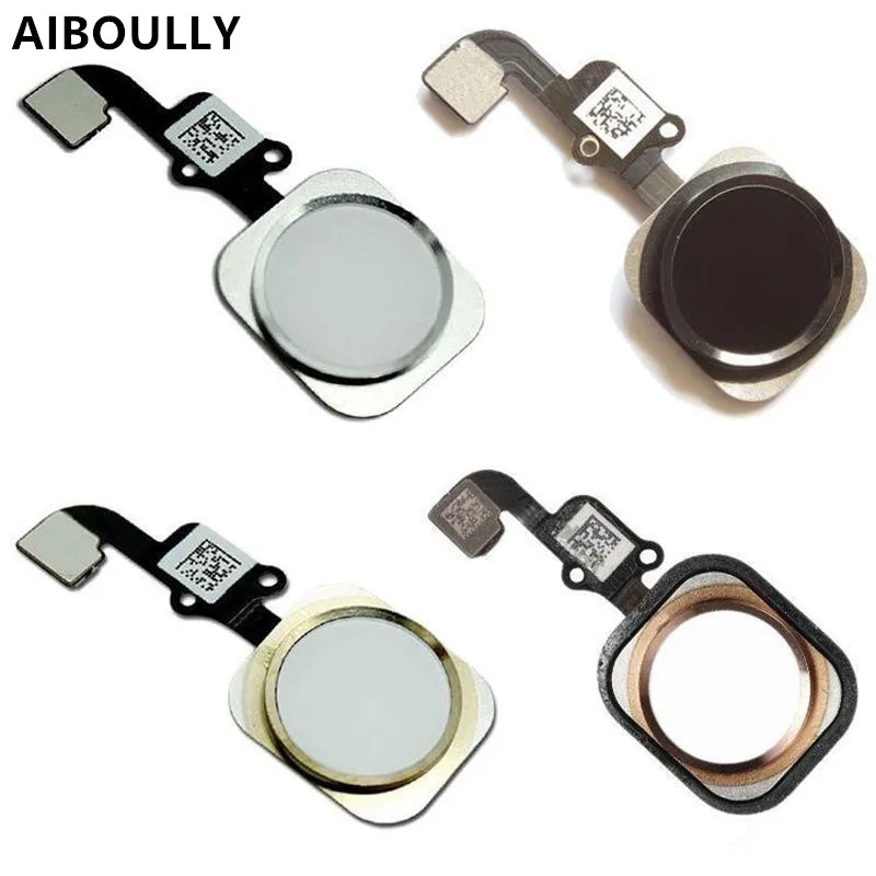 AIBOULLY для IPHONE 6S Кнопка Home с гибким кабелем в сборе и машинным инструментом iPhone 4 7