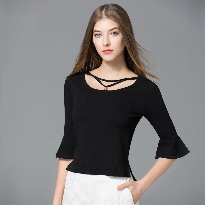 Autumn Winter Sweater Women 2017 Knit High Elastic Jumper Sweaters And Pullovers Female Tricot Pull Femme Tops | Женская одежда