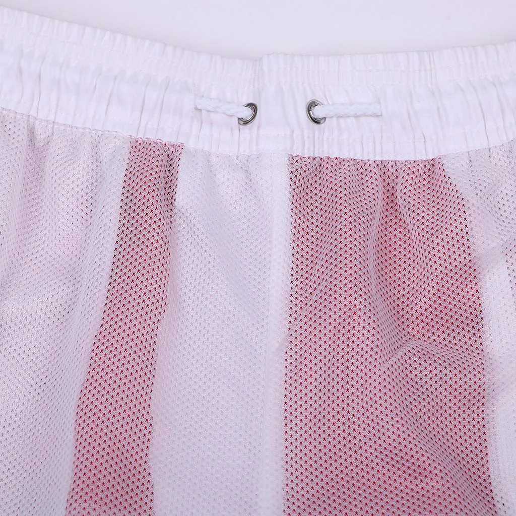 Для мужчин спортивные шорты лоскутное Мужские Шорты для купания быстросохнущая