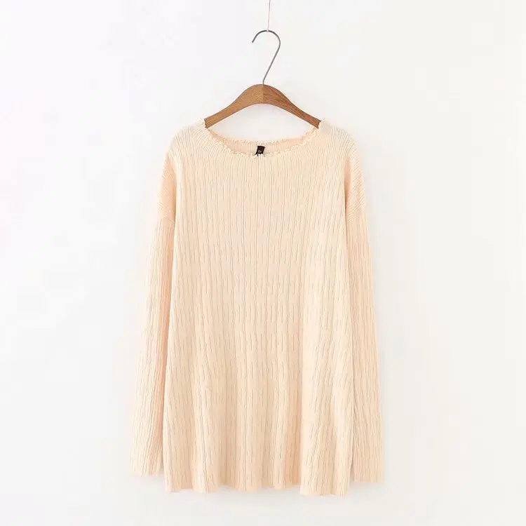 F7 Autumn Winter Casual Sweaters 5XL Plus Size Women Clothing Fashion Loose Ruffled collar knitting Pullover 204 | Женская одежда