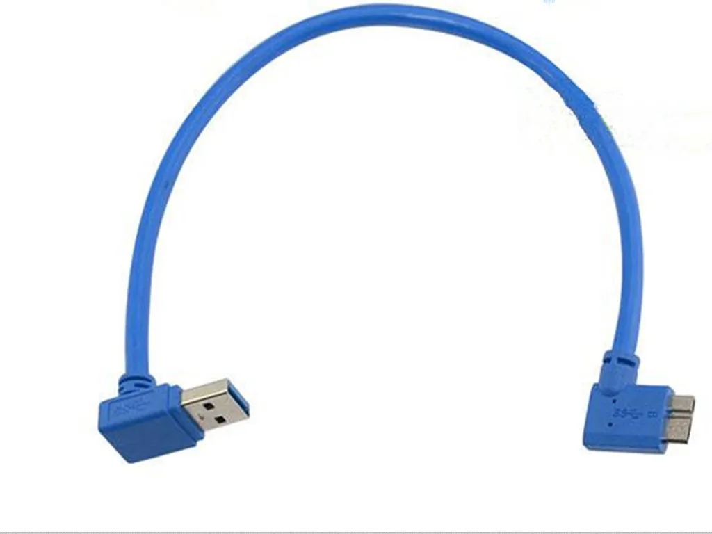 30 см USB 3 0 A 90 градусов вниз угол штекер к Micro B левый короткий кабель|left angle|usb 3.0 maleusb