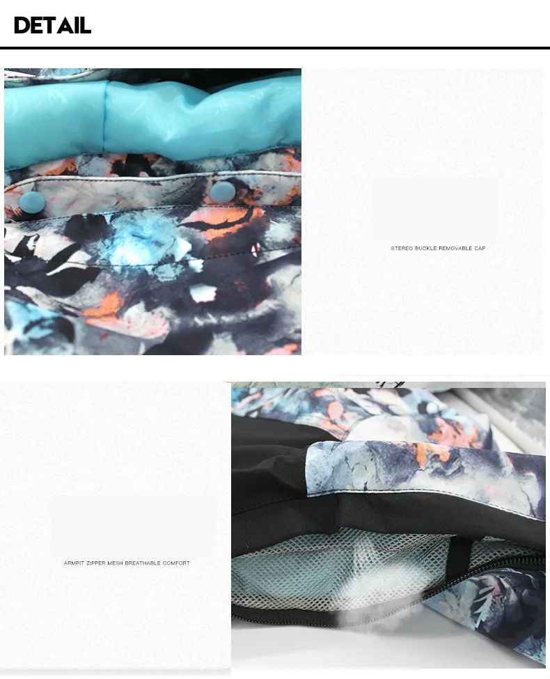 GSOUSNOW лыжный костюм зима 2018 новый стиль ветровка водонепроницаемый для улицы