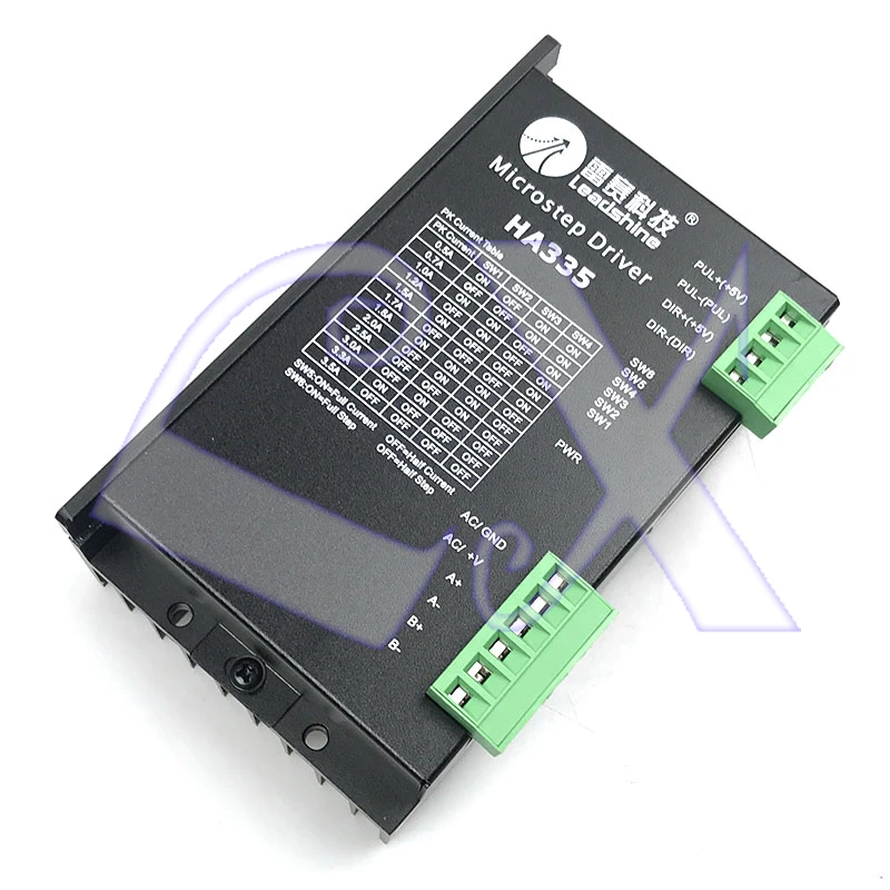 Оригинальный драйвер шагового двигателя Leadshine HA335 2-фазный 30VDC 3.5A шаговый |