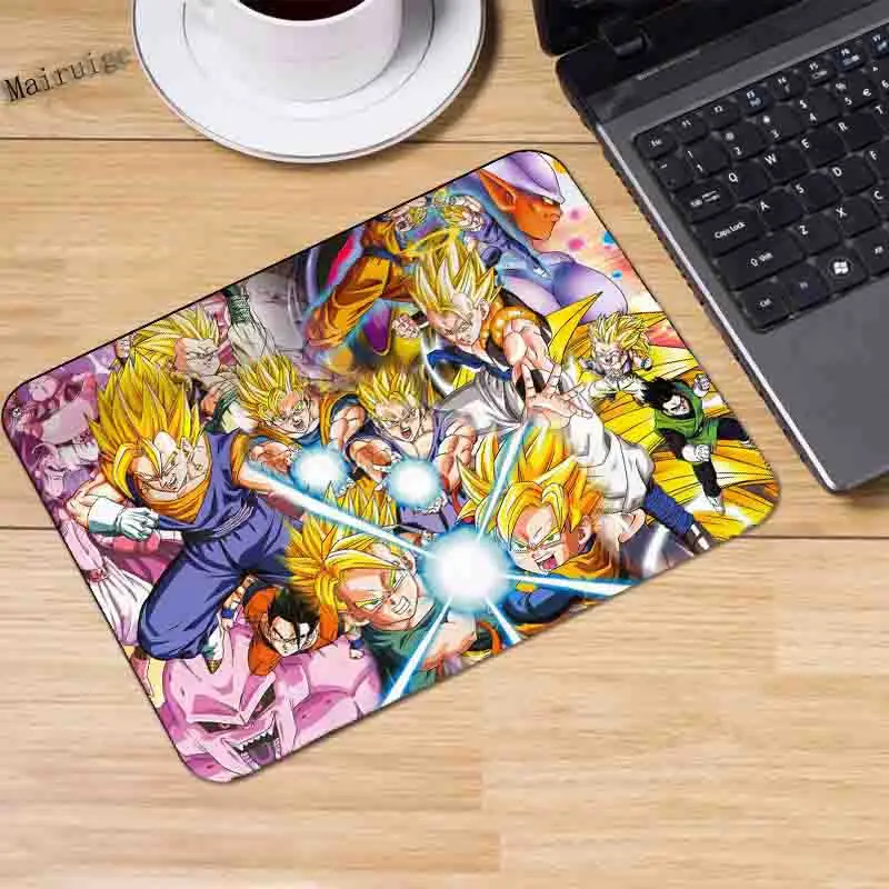 Mairuige Dragon ball z goku резиновый, мягкий, для игр нескользящий износостойкий коврик для мыши коврик 220*180*2 мм как стильный офисный аксессуар и - Цвет: 18X22CM