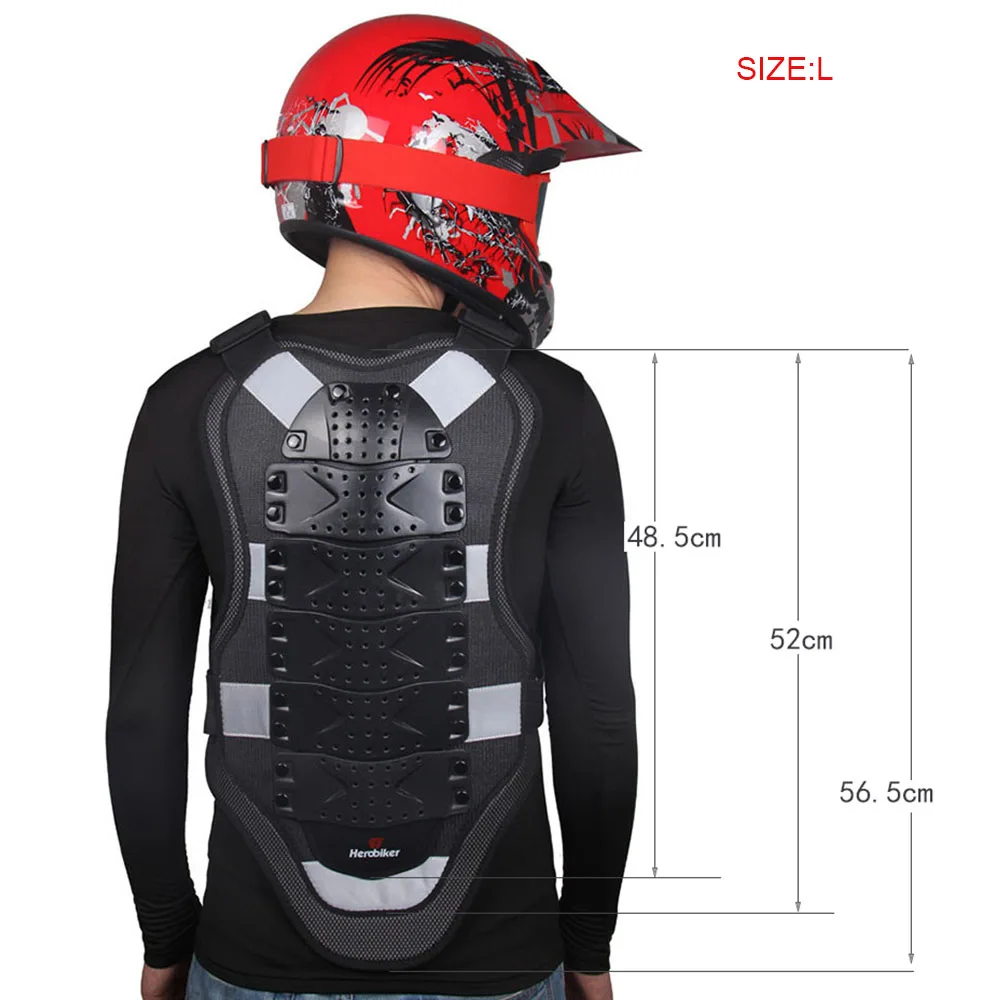 HEROBIKER мотоциклетный бронежилет грудь задняя часть защита для тела мужчин и
