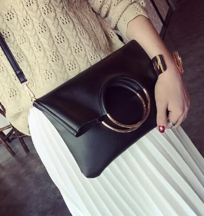 Модный серый женский дневной клатч дамская сумочка дизайнерский кошелек из