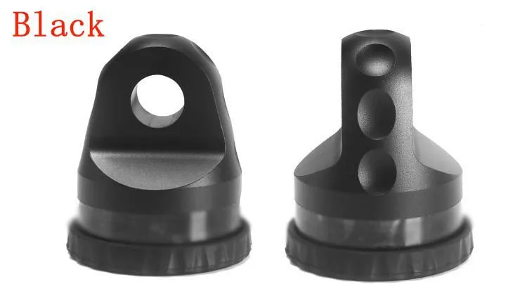 Алюминиевая наперстенная Скоба лебедки fairlead соединитель Скоба крепление лебедки крюк соединитель для синтетической веревки лебедка быстро удаляется - Название цвета: BLACK-1PCS